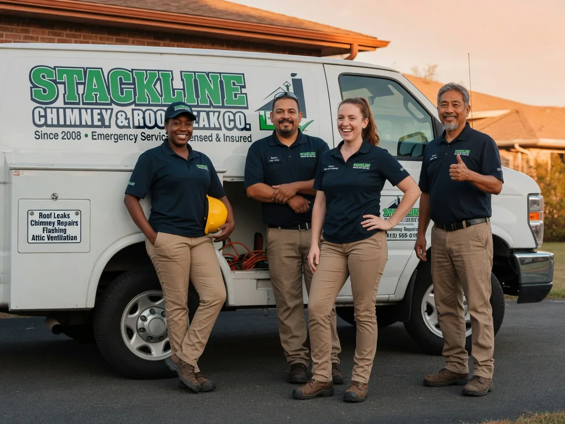 Chimney flashing repair company in San Joaquin, CA